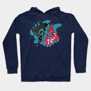 the koi tshirt design Hoodie